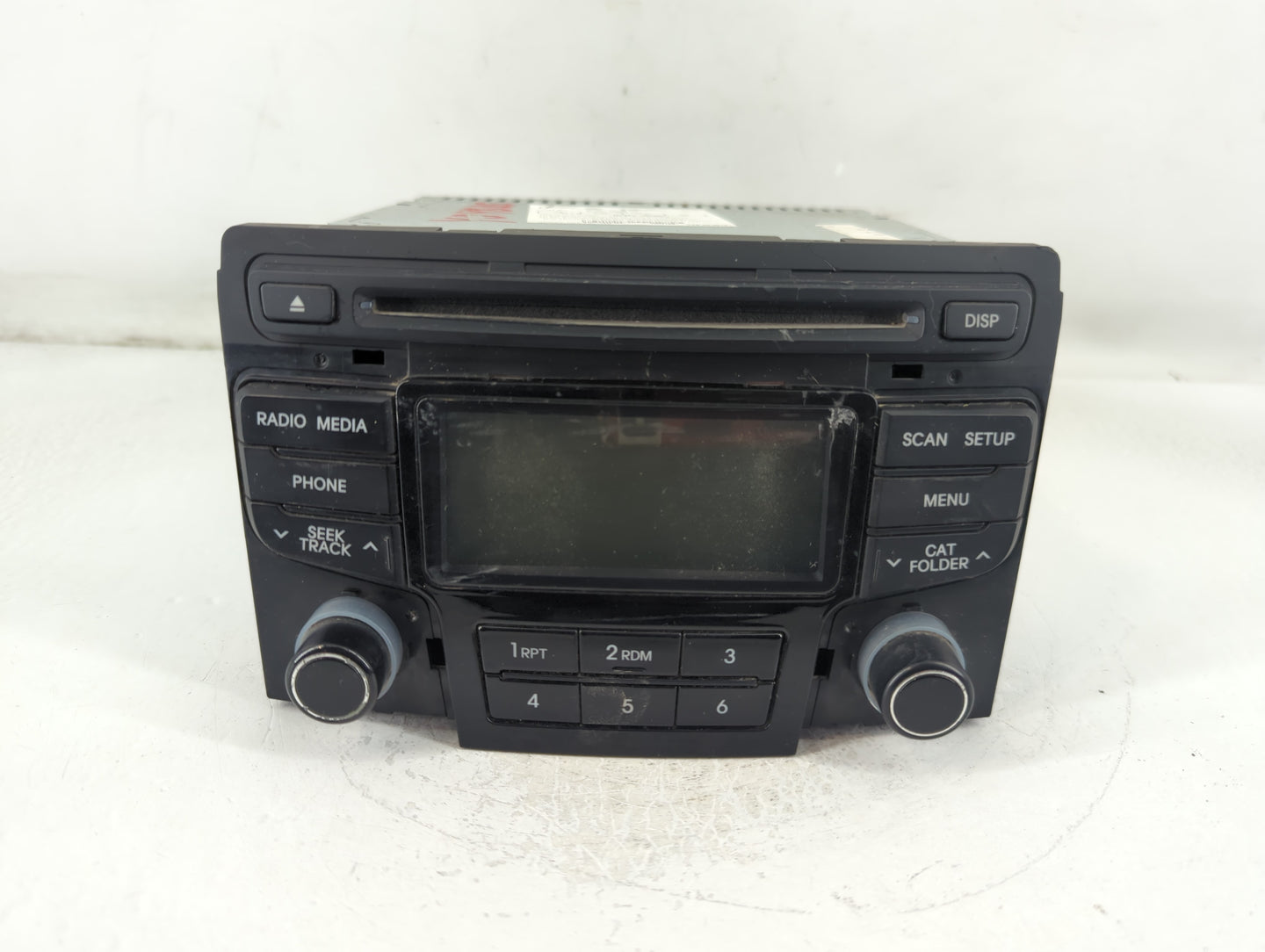 2012-2015 Hyundai Sonata Radio AM FM Cd Player Receiver Replacement P/N:96180-3Q650 Fits Fits 2012 2013 2014 2015 OEM Used A
