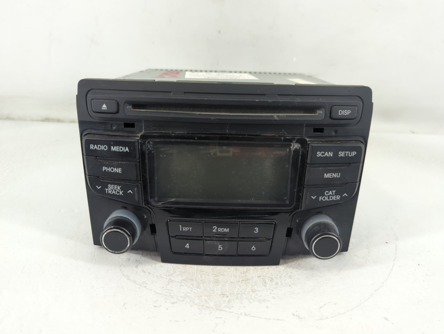 2012-2015 Hyundai Sonata Radio AM FM Cd Player Receiver Replacement P/N:96180-3Q650 Fits Fits 2012 2013 2014 2015 OEM Used A