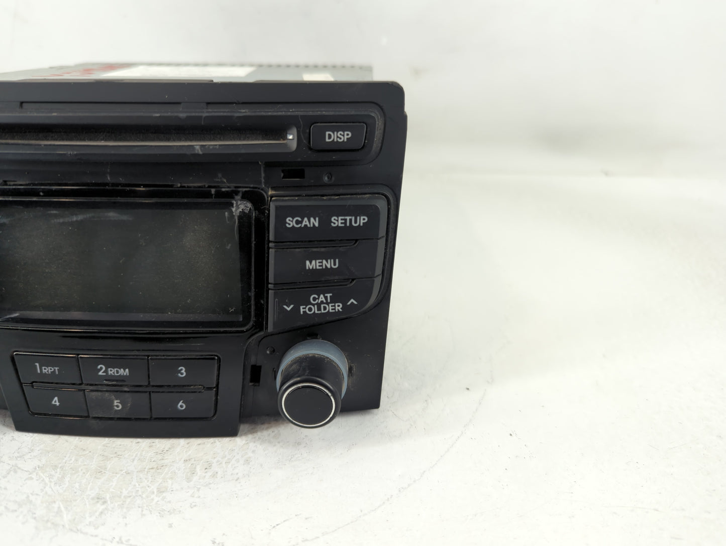 2012-2015 Hyundai Sonata Radio AM FM Cd Player Receiver Replacement P/N:96180-3Q650 Fits Fits 2012 2013 2014 2015 OEM Used A