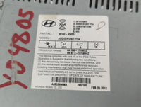 2012-2015 Hyundai Sonata Radio AM FM Cd Player Receiver Replacement P/N:96180-3Q650 Fits Fits 2012 2013 2014 2015 OEM Used A
