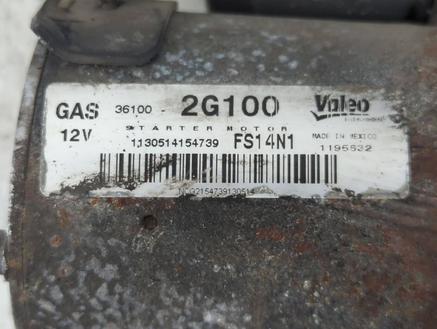 2008-2014 Hyundai Sonata Car Starter Motor Solenoid OEM P/N:2G100 FS14N1, A2917C Fits Fits 2008 2009 2010 2011 2012 2013 201