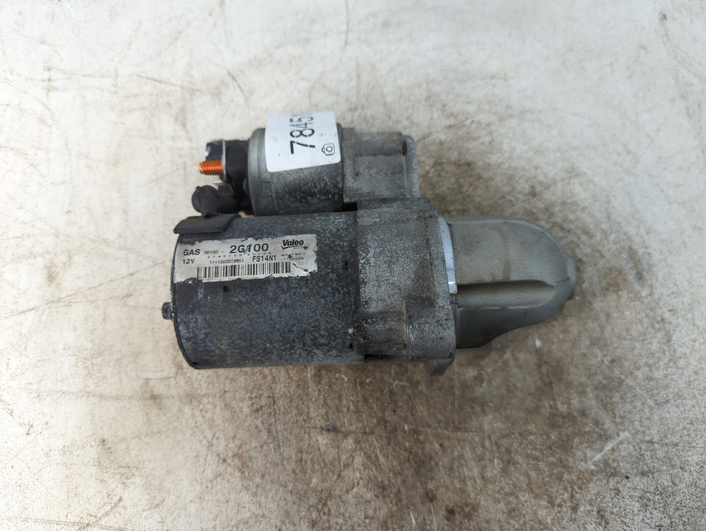 2008-2014 Hyundai Sonata Car Starter Motor Solenoid OEM P/N:FS14N1 A2917C Fits Fits 2008 2009 2010 2011 2012 2013 2014 OEM U