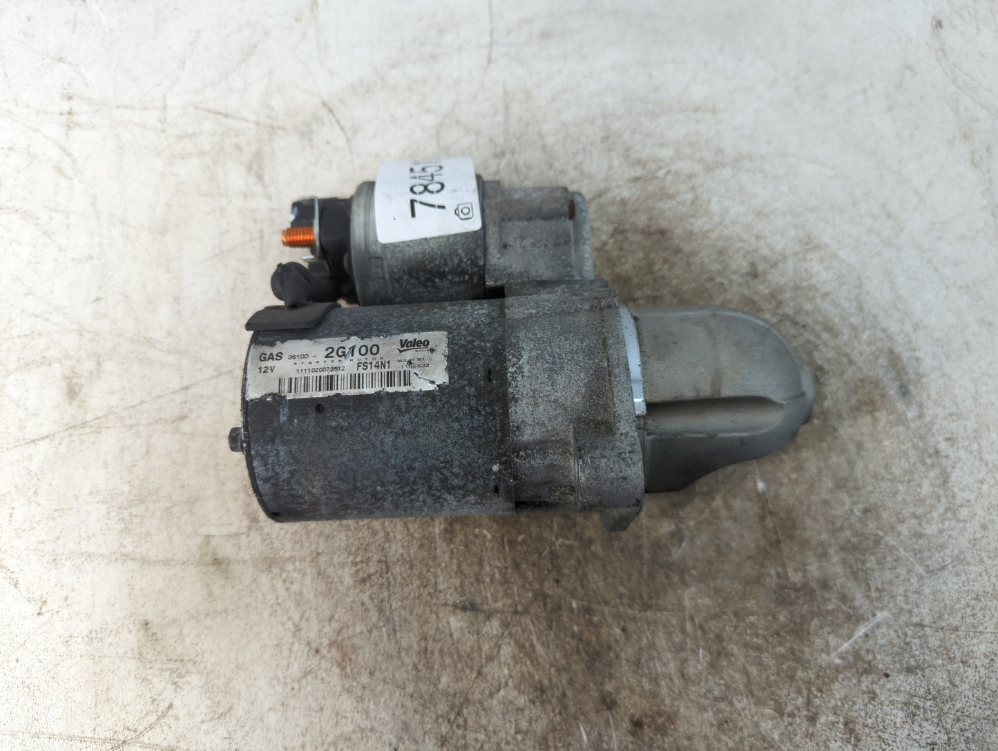 2008-2014 Hyundai Sonata Car Starter Motor Solenoid OEM P/N:FS14N1 A2917C Fits Fits 2008 2009 2010 2011 2012 2013 2014 OEM U