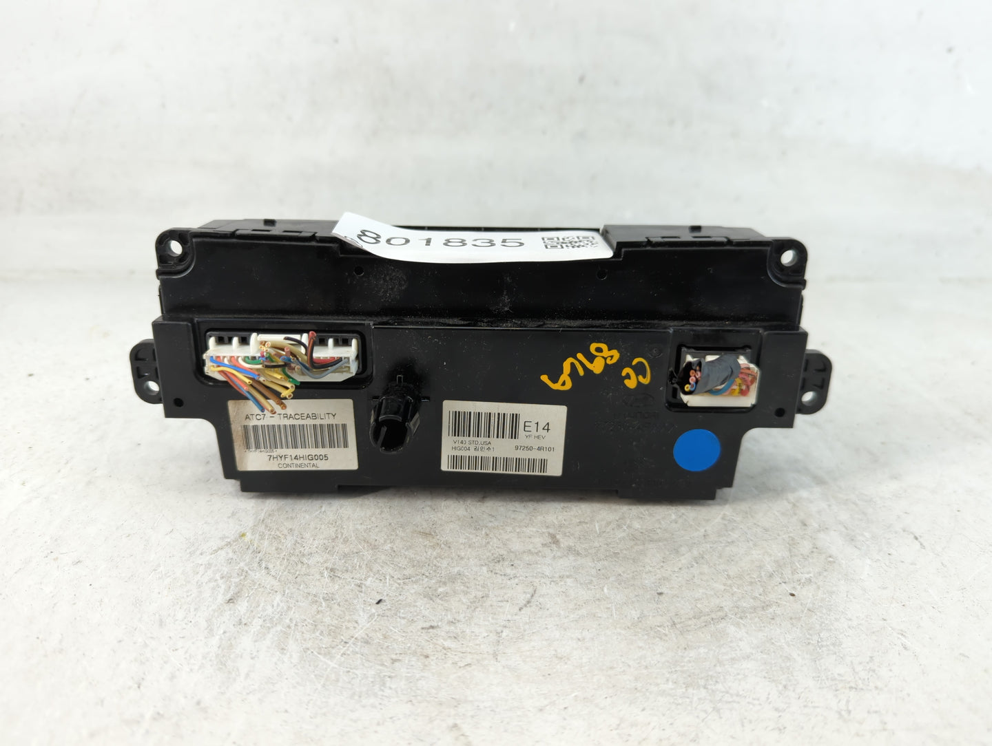 2011-2013 Hyundai Sonata Climate Control Module Temperature AC/Heater Replacement P/N:97250-4R101 Fits Fits 2011 2012 2013 O