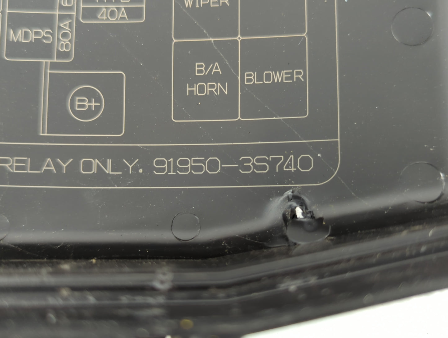 2011-2014 Hyundai Sonata Fusebox Fuse Box Panel Relay Module P/N:91950-3S740 Fits Fits 2011 2012 2013 2014 OEM Used Auto Par