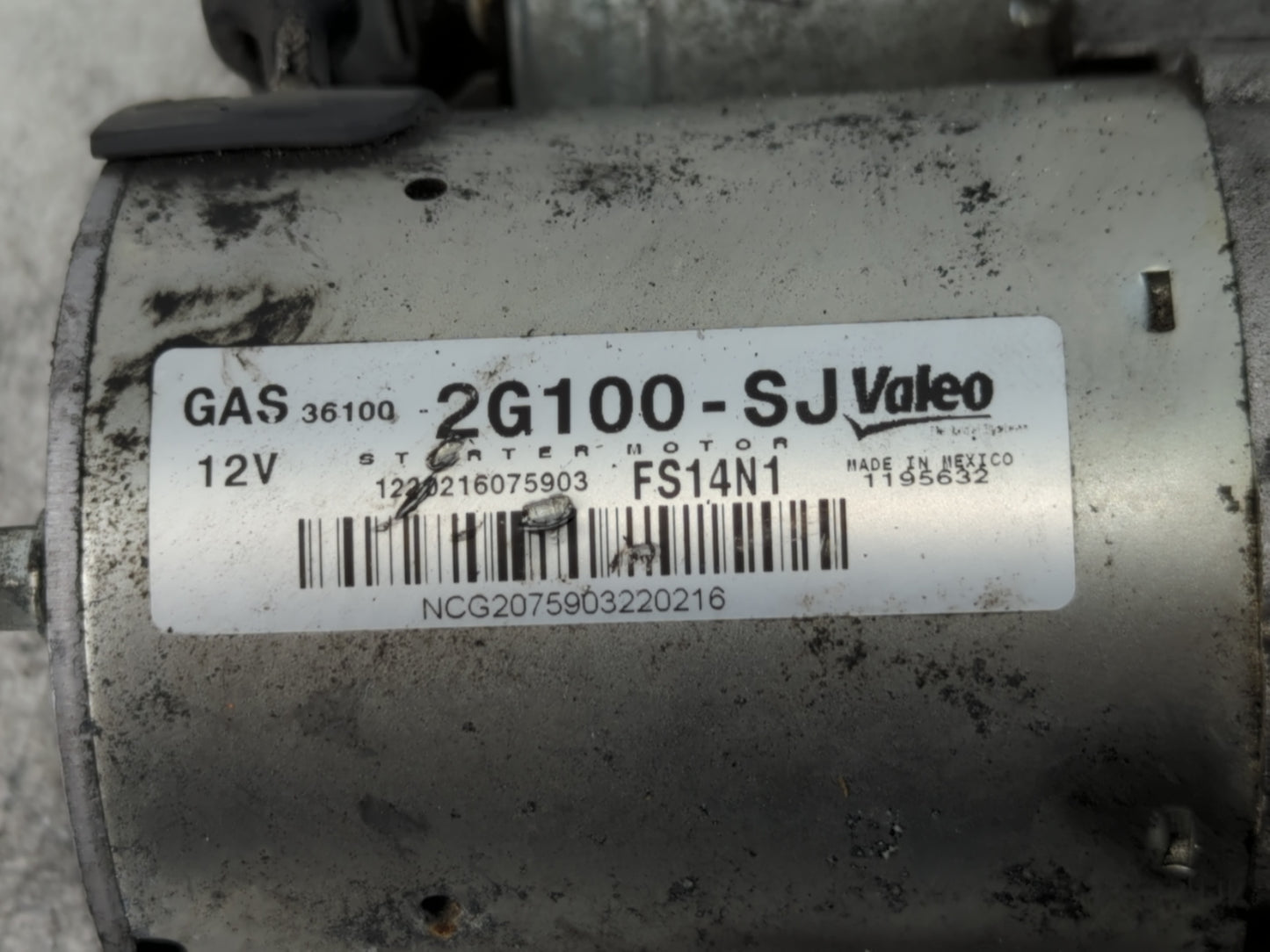 2008-2014 Hyundai Sonata Car Starter Motor Solenoid OEM P/N:2G100-SJ Fits Fits 2008 2009 2010 2011 2012 2013 2014 OEM Used A