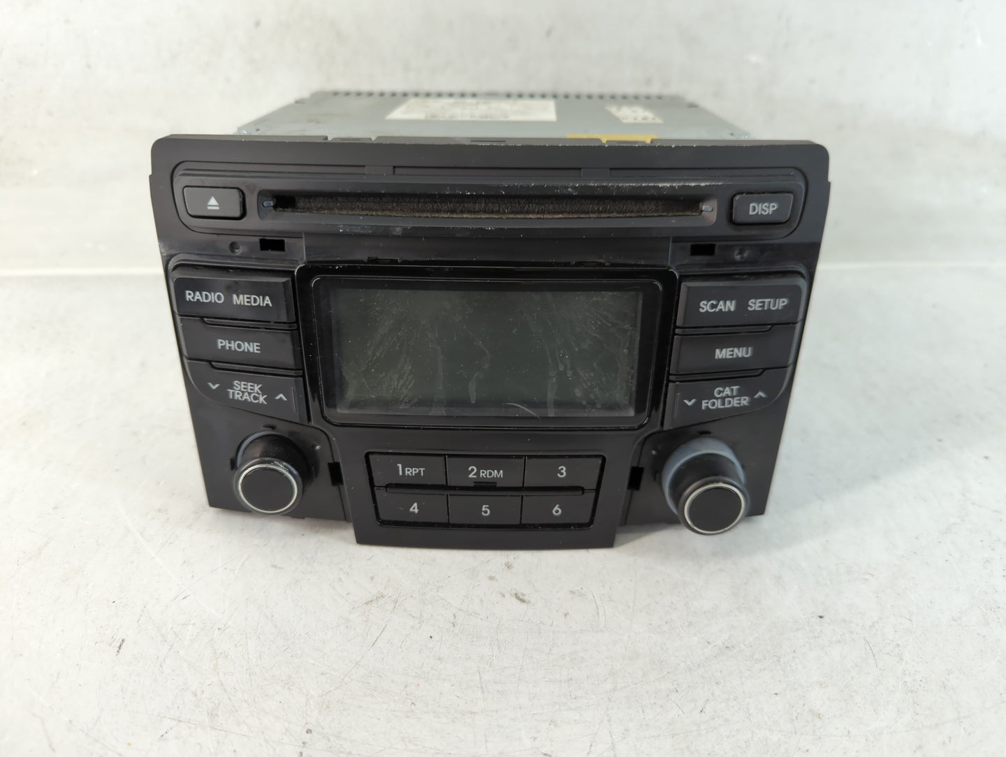 2012-2015 Hyundai Sonata Radio AM FM Cd Player Receiver Replacement P/N:96180-3Q600 Fits Fits 2012 2013 2014 2015 OEM Used A