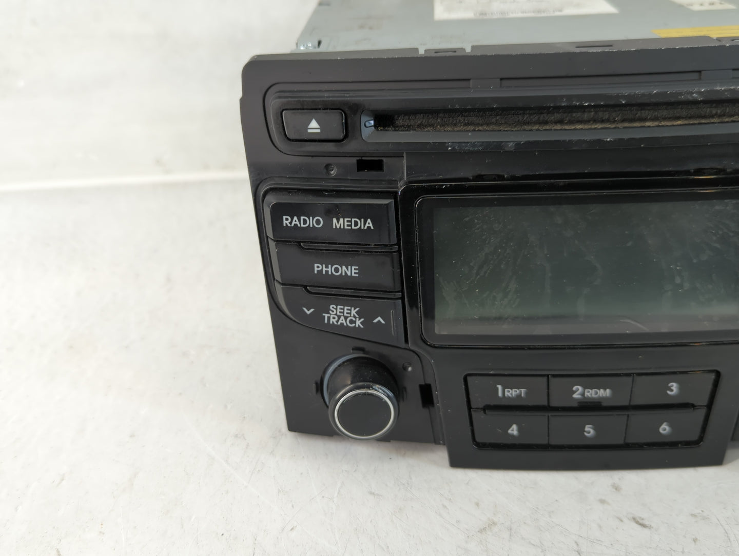 2012-2015 Hyundai Sonata Radio AM FM Cd Player Receiver Replacement P/N:96180-3Q600 Fits Fits 2012 2013 2014 2015 OEM Used A