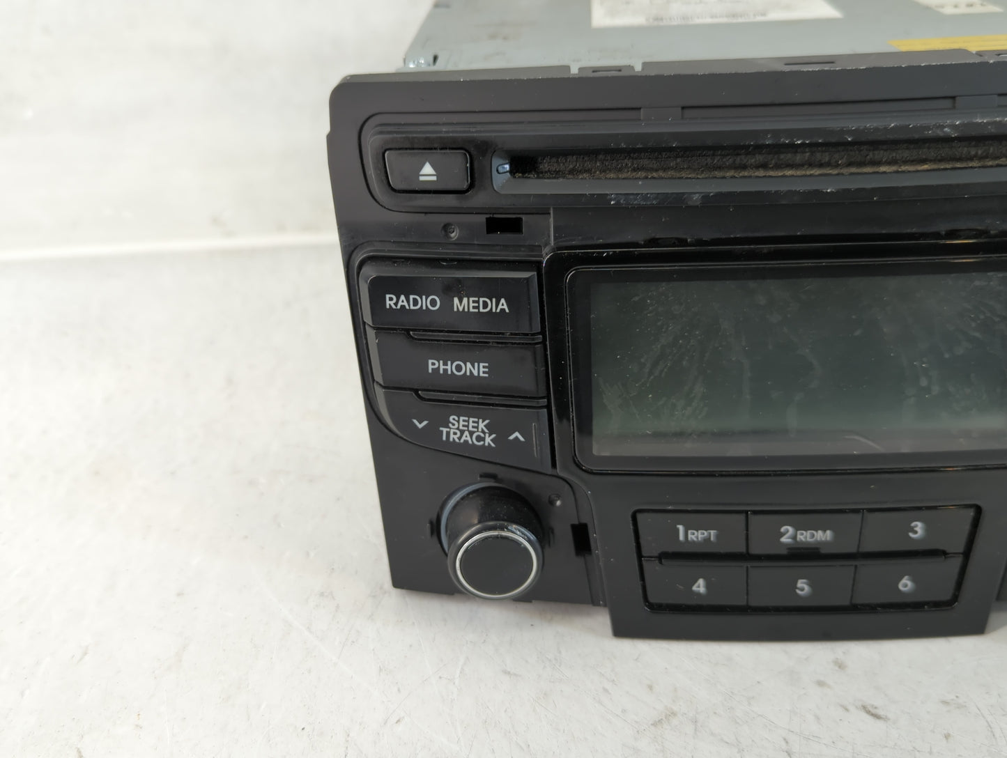 2012-2015 Hyundai Sonata Radio AM FM Cd Player Receiver Replacement P/N:96180-3Q600 Fits Fits 2012 2013 2014 2015 OEM Used A