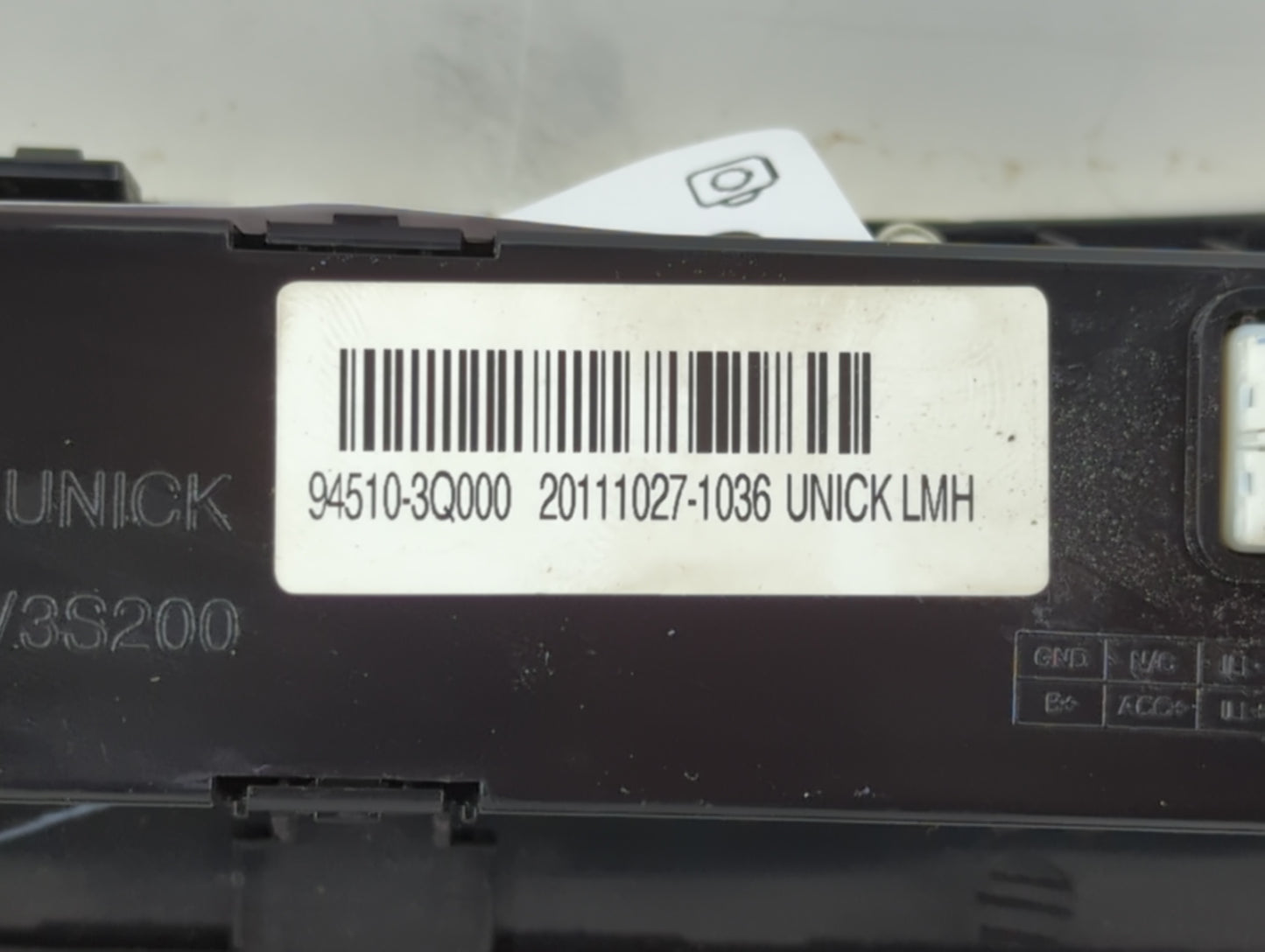 2011-2013 Hyundai Sonata Climate Control Module Temperature AC/Heater Replacement P/N:94510-3Q000 Fits Fits 2011 2012 2013 O