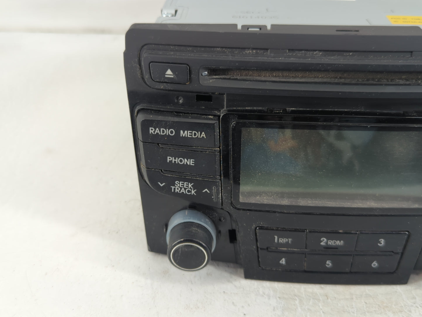 2012-2015 Hyundai Sonata Radio AM FM Cd Player Receiver Replacement P/N:96180-3Q600 Fits Fits 2012 2013 2014 2015 OEM Used A