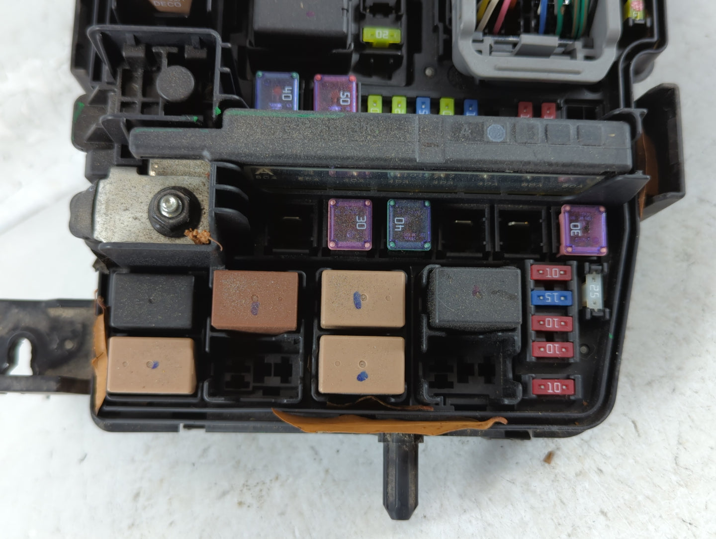2011-2014 Hyundai Sonata Fusebox Fuse Box Panel Relay Module P/N:91950-3S711 Fits Fits 2011 2012 2013 2014 OEM Used Auto Par