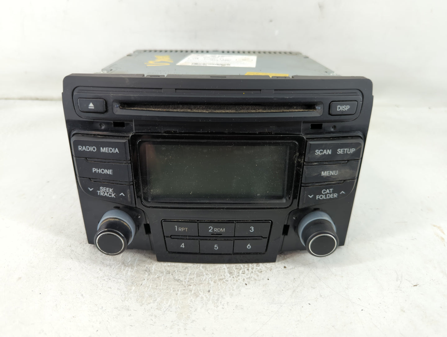 2012-2015 Hyundai Sonata Radio AM FM Cd Player Receiver Replacement Fits Fits 2012 2013 2014 2015 OEM Used Auto Parts - Oemu