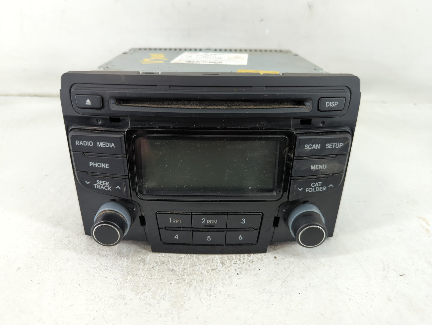 2012-2015 Hyundai Sonata Radio AM FM Cd Player Receiver Replacement Fits Fits 2012 2013 2014 2015 OEM Used Auto Parts - Oemu