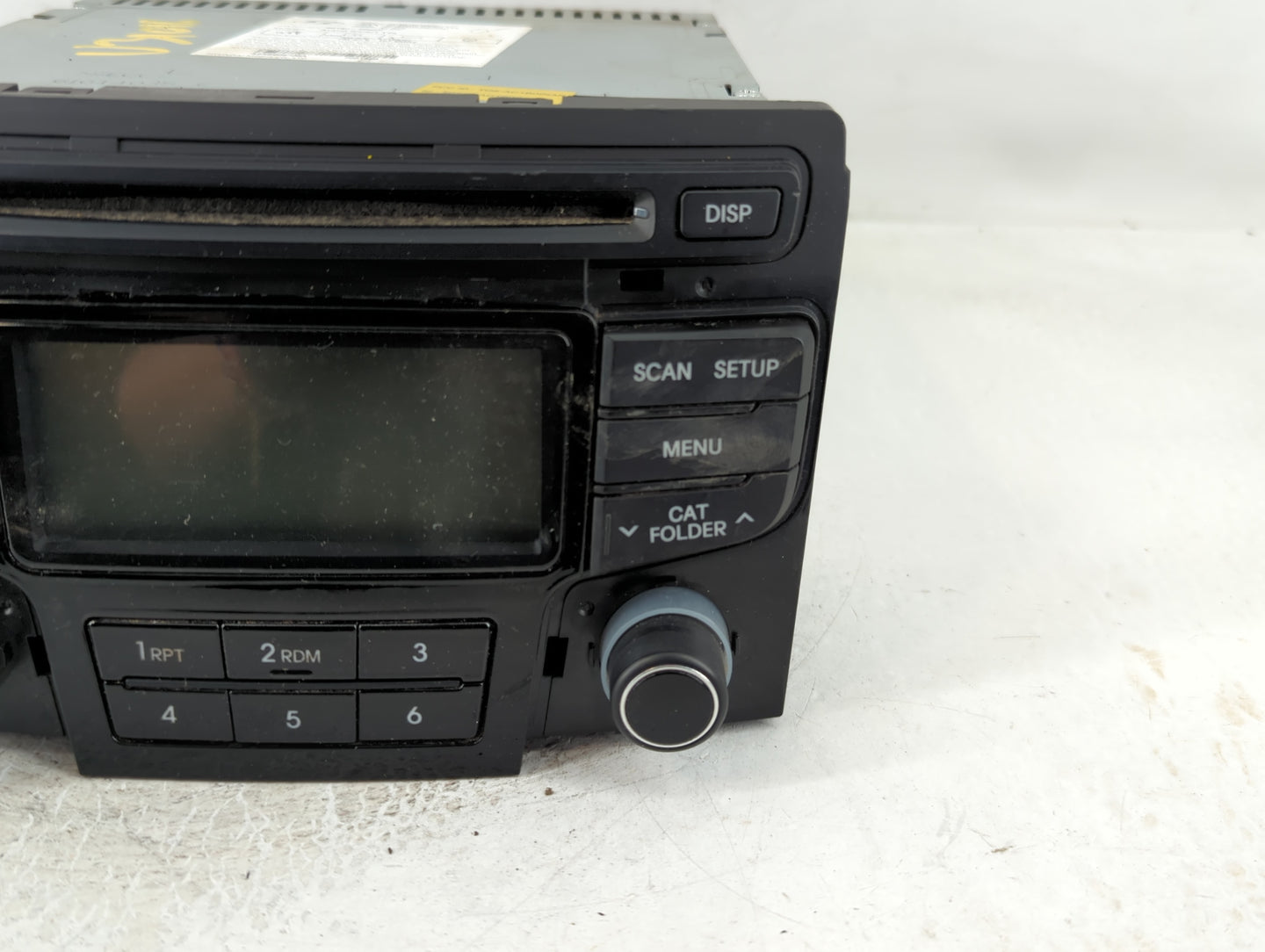 2012-2015 Hyundai Sonata Radio AM FM Cd Player Receiver Replacement Fits Fits 2012 2013 2014 2015 OEM Used Auto Parts - Oemu