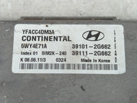 2011-2014 Hyundai Sonata PCM Engine Control Computer ECU ECM PCU OEM P/N:39101-2G662 39111-2G662 Fits Fits 2011 2012 2013 20