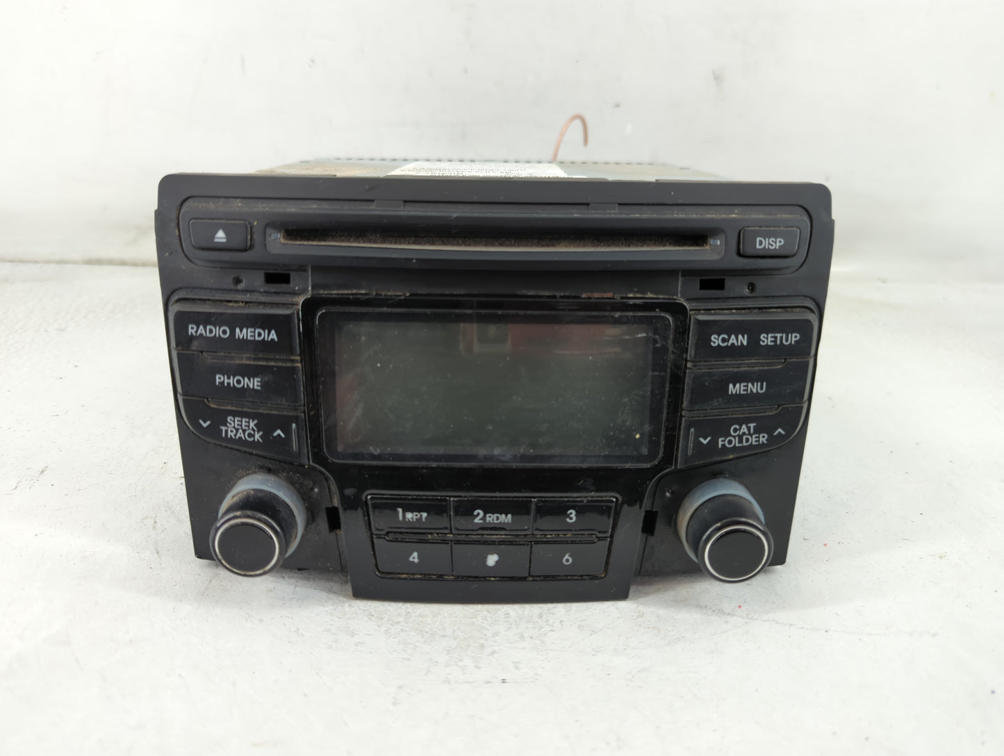 2012-2015 Hyundai Sonata Radio AM FM Cd Player Receiver Replacement P/N:96180-3Q6004X Fits Fits 2012 2013 2014 2015 OEM Used