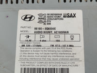 2012-2015 Hyundai Sonata Radio AM FM Cd Player Receiver Replacement P/N:96180-3Q6004X Fits Fits 2012 2013 2014 2015 OEM Used