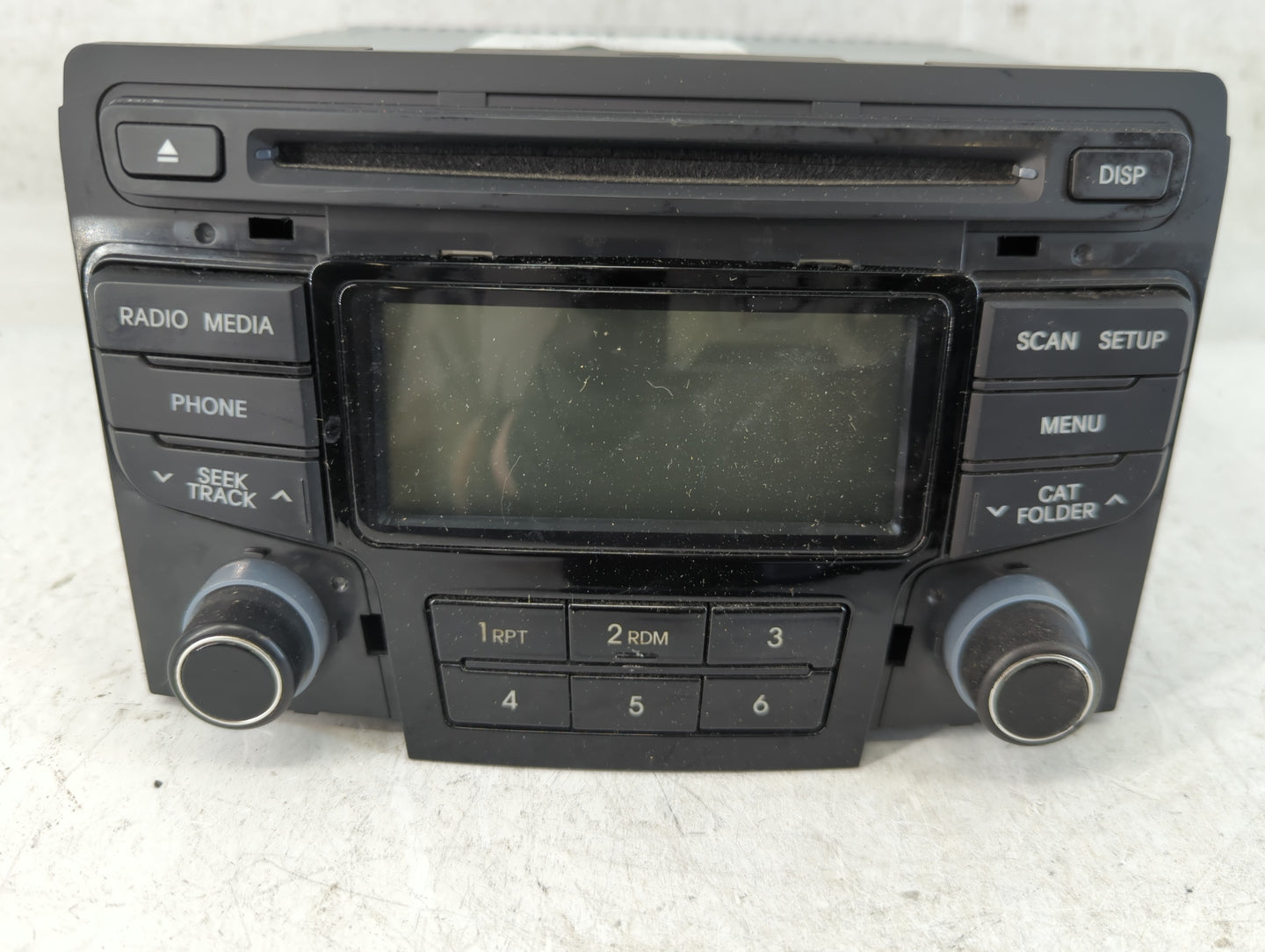 2012-2015 Hyundai Sonata Radio AM FM Cd Player Receiver Replacement P/N:96180-3Q6004X Fits Fits 2012 2013 2014 2015 OEM Used