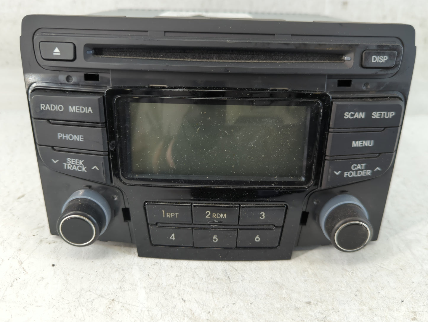 2012-2015 Hyundai Sonata Radio AM FM Cd Player Receiver Replacement P/N:96180-3Q6004X Fits Fits 2012 2013 2014 2015 OEM Used