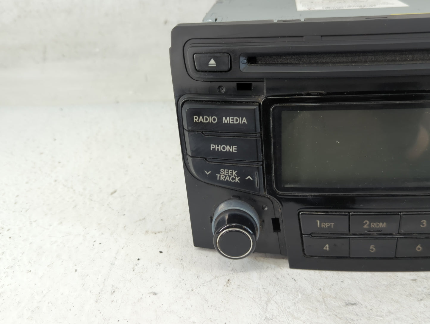 2012-2015 Hyundai Sonata Radio AM FM Cd Player Receiver Replacement P/N:96180-3Q6004X Fits Fits 2012 2013 2014 2015 OEM Used