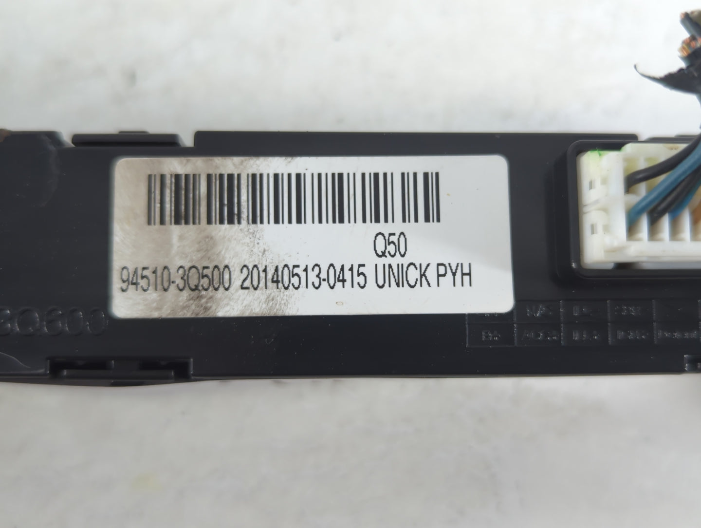 2011-2013 Hyundai Sonata Climate Control Module Temperature AC/Heater Replacement P/N:94510-3Q500 Fits Fits 2011 2012 2013 O
