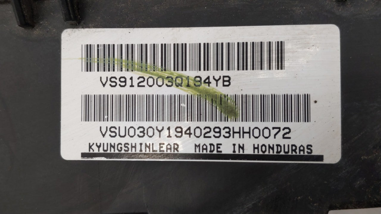 2012 Hyundai Sonata Fusebox Fuse Box Panel Relay Module P/N:91750-3Q070 Fits Fits 2011 2013 2014 OEM Used Auto Parts - Oemus