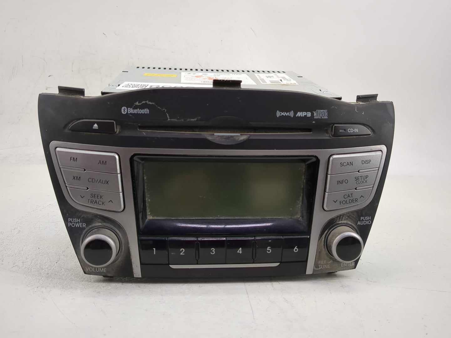 2010-2013 Hyundai Tucson Radio AM FM Cd Player Receiver Replacement P/N:96160-2S161TAP Fits Fits 2010 2011 2012 2013 OEM Use