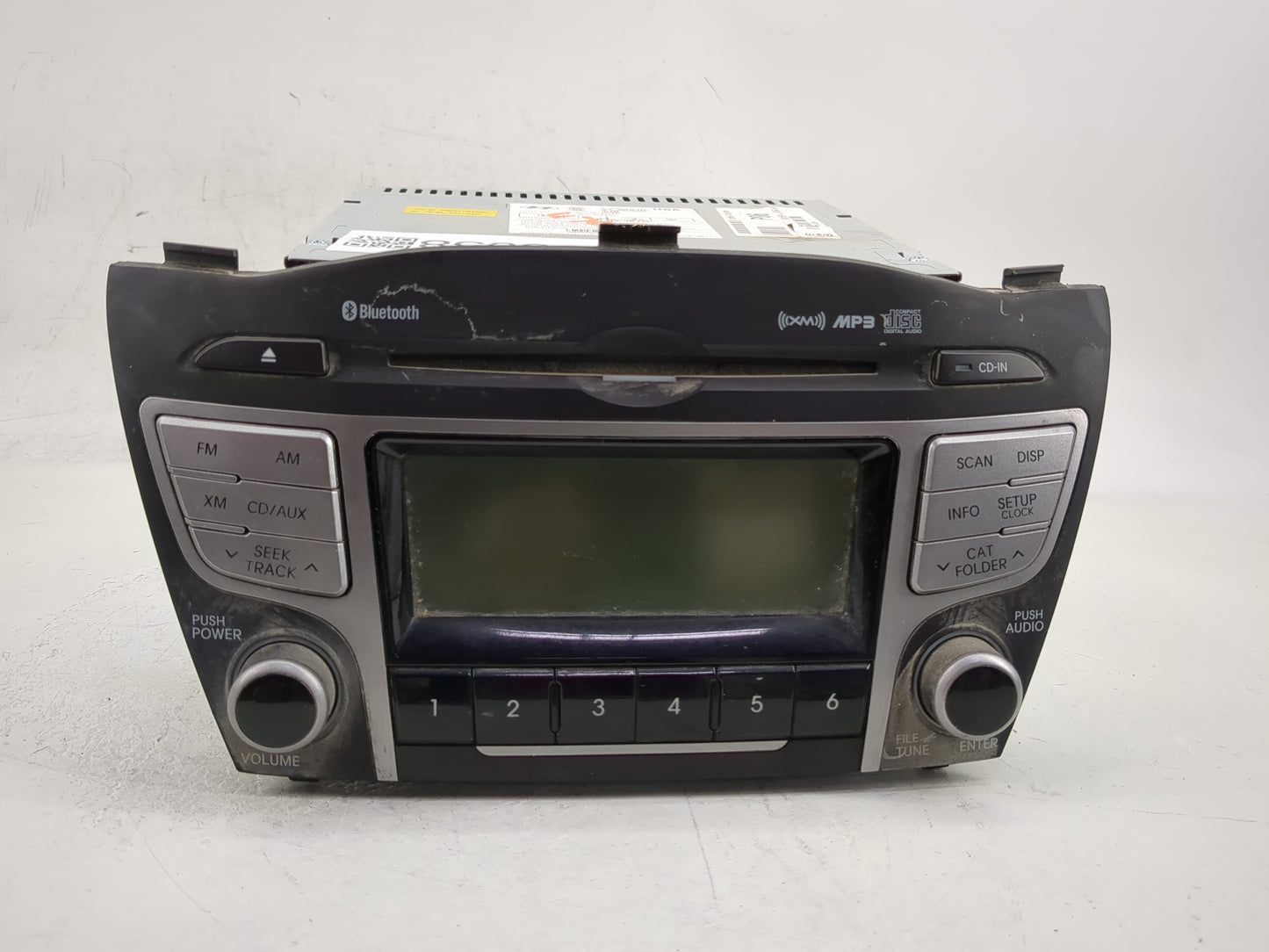 2010-2013 Hyundai Tucson Radio AM FM Cd Player Receiver Replacement P/N:96160-2S161TAP Fits Fits 2010 2011 2012 2013 OEM Use