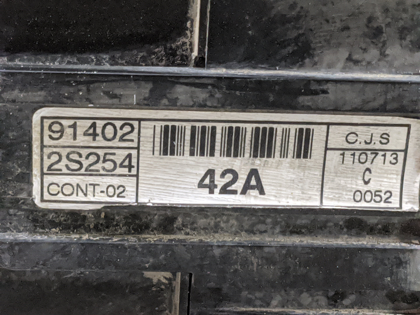 2011-2013 Hyundai Tucson Fusebox Fuse Box Panel Relay Module P/N:91402-2S254 919412S022 Fits Fits 2011 2012 2013 OEM Used Au