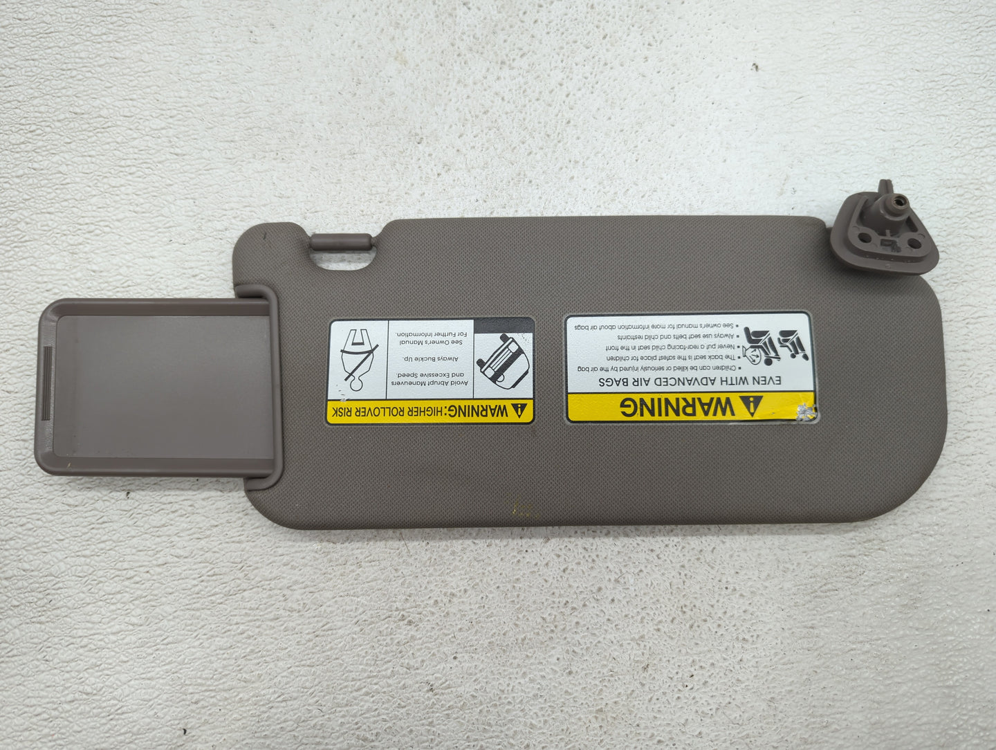 2010-2015 Hyundai Tucson Sun Visor Shade Replacement Driver Left Mirror Fits Fits 2010 2011 2012 2013 2014 2015 OEM Used Aut