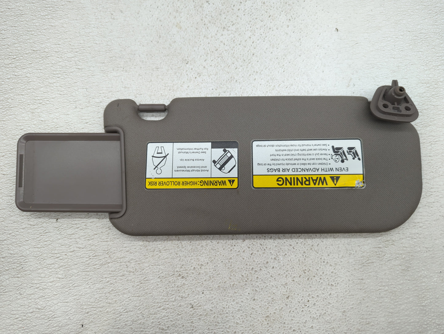 2010-2015 Hyundai Tucson Sun Visor Shade Replacement Driver Left Mirror Fits Fits 2010 2011 2012 2013 2014 2015 OEM Used Aut