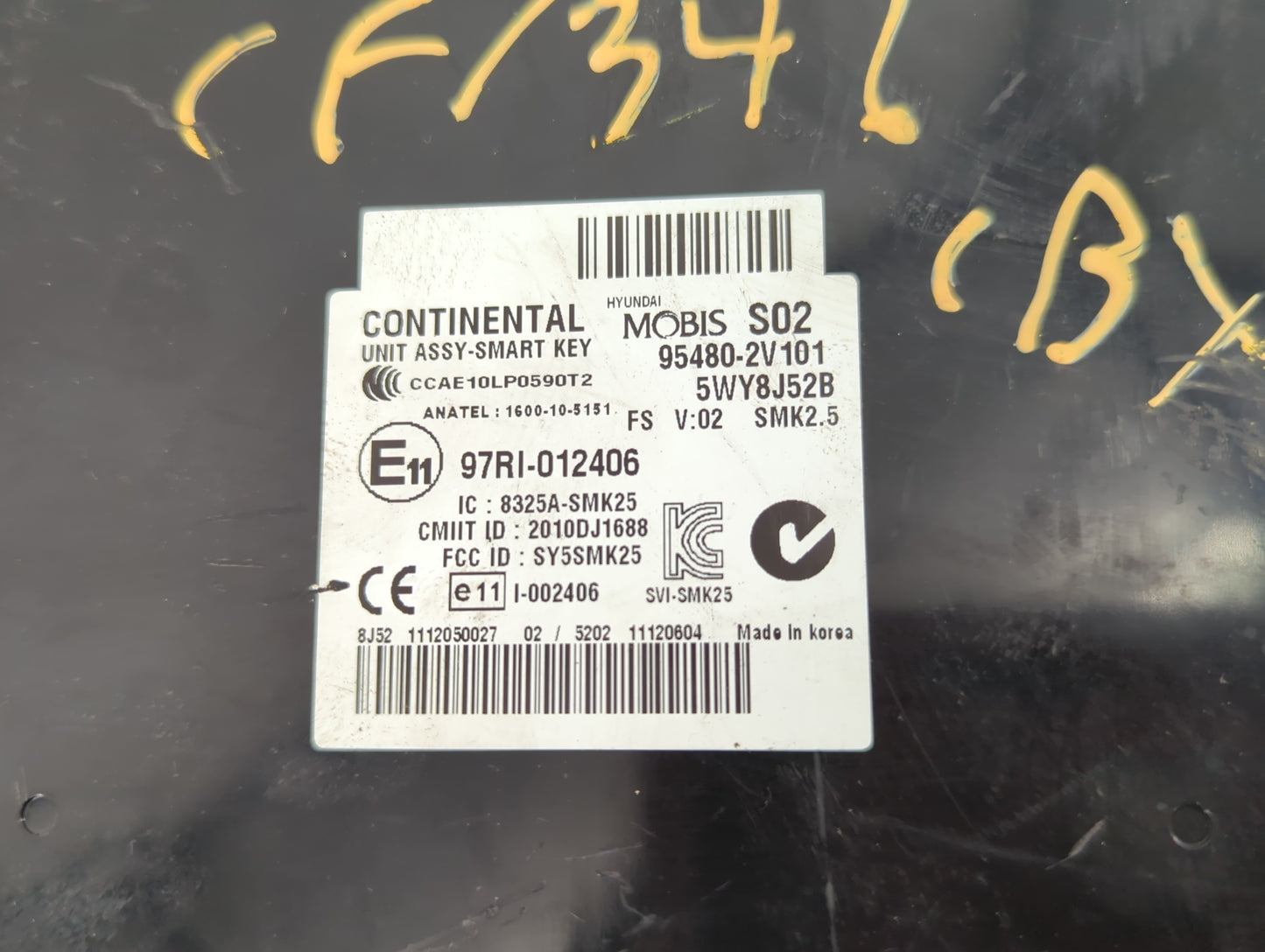 2012-2017 Hyundai Veloster Chassis Control Module Ccm Bcm Body Control - Oemusedautoparts1.com