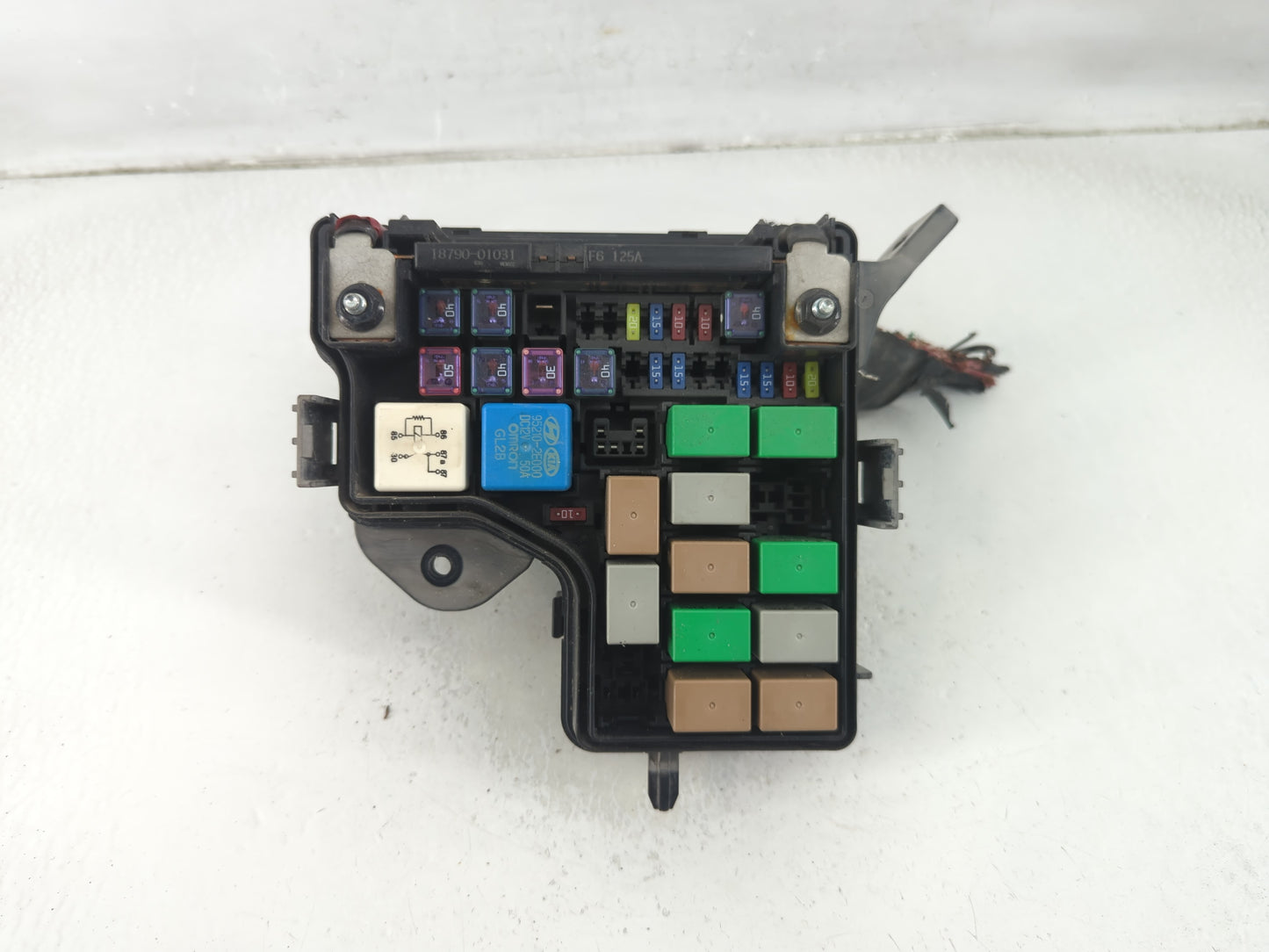 2012-2014 Hyundai Veloster Fusebox Fuse Box Panel Relay Module P/N:2V371X090 91236X090 Fits Fits 2012 2013 2014 OEM Used Aut