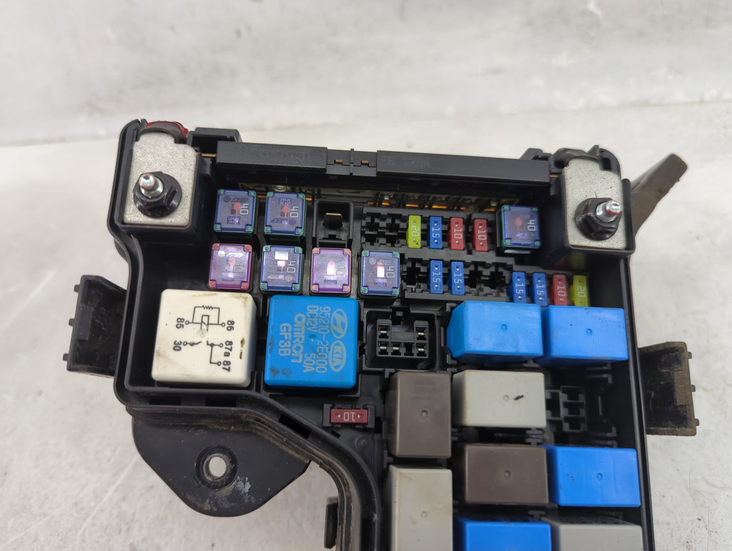 2012-2014 Hyundai Veloster Fusebox Fuse Box Panel Relay Module P/N:91941-2V220 Fits Fits 2012 2013 2014 OEM Used Auto Parts 