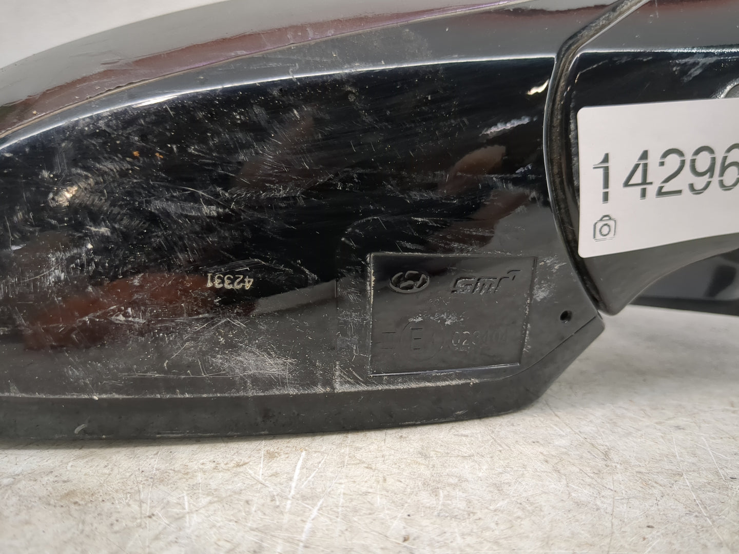 2012-2014 Hyundai Veloster Passenger Side View Mirror - Right Door Mirror OEM Used - Oemusedautoparts1.com