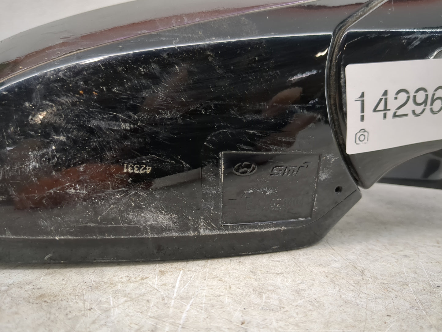 2012-2014 Hyundai Veloster Passenger Side View Mirror - Right Door Mirror OEM Used - Oemusedautoparts1.com