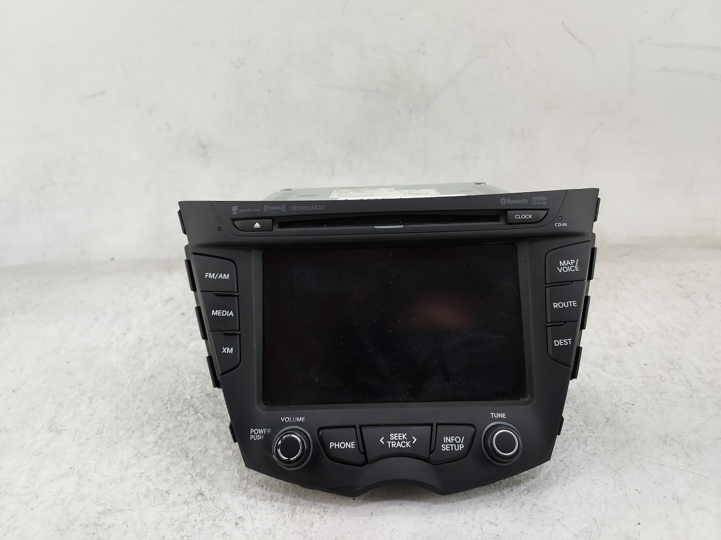 2012-2015 Hyundai Veloster Radio AM FM Cd Player Receiver Replacement P/N:96560-2V700 LNC1700ENFS Fits Fits 2012 2013 2014 2