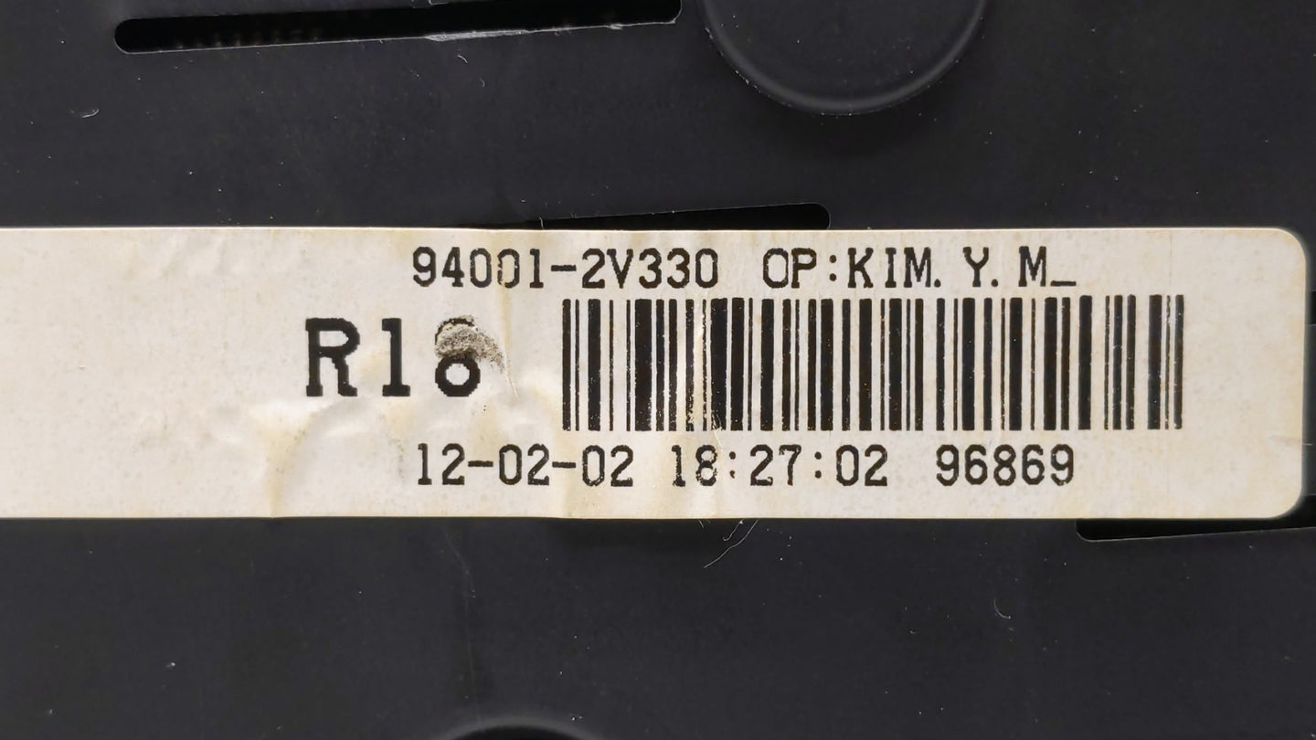 2012-2015 Hyundai Veloster Instrument Cluster Speedometer Gauges P/N:94011-2V330PD5 94001-2V330 Fits Fits 2012 2013 2014 201