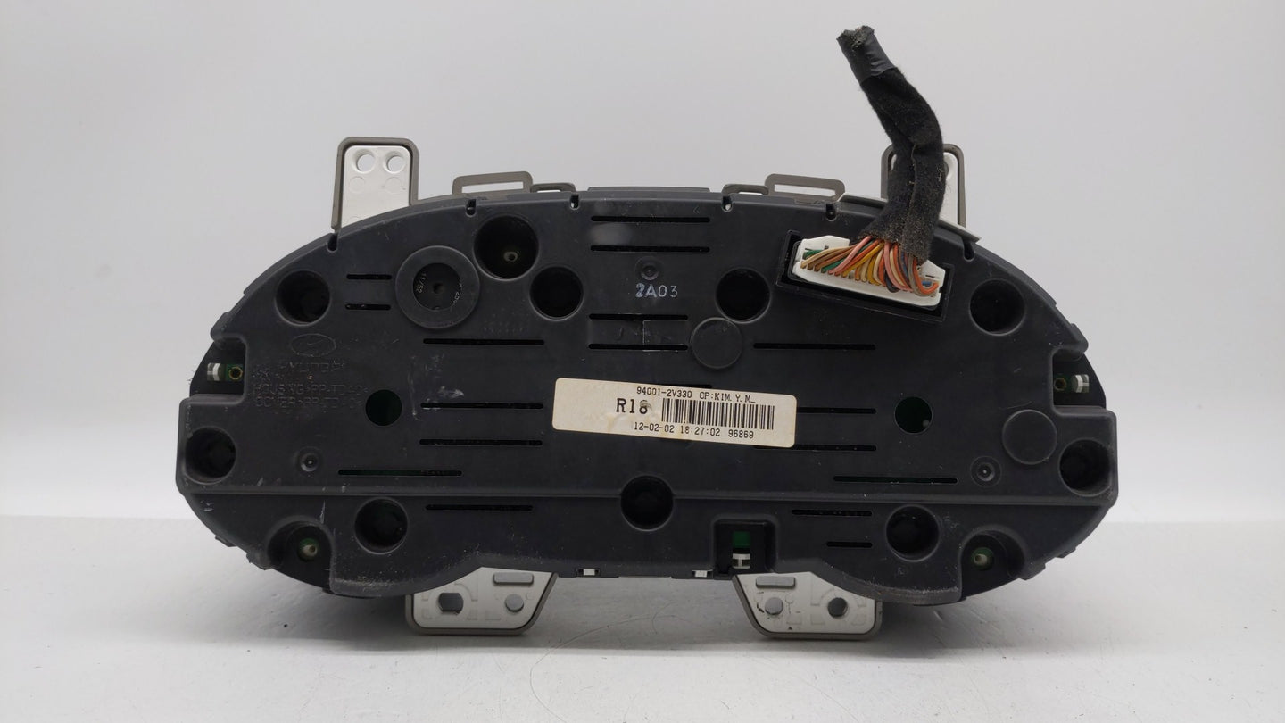 2012-2015 Hyundai Veloster Instrument Cluster Speedometer Gauges P/N:94011-2V330PD5 94001-2V330 Fits Fits 2012 2013 2014 201
