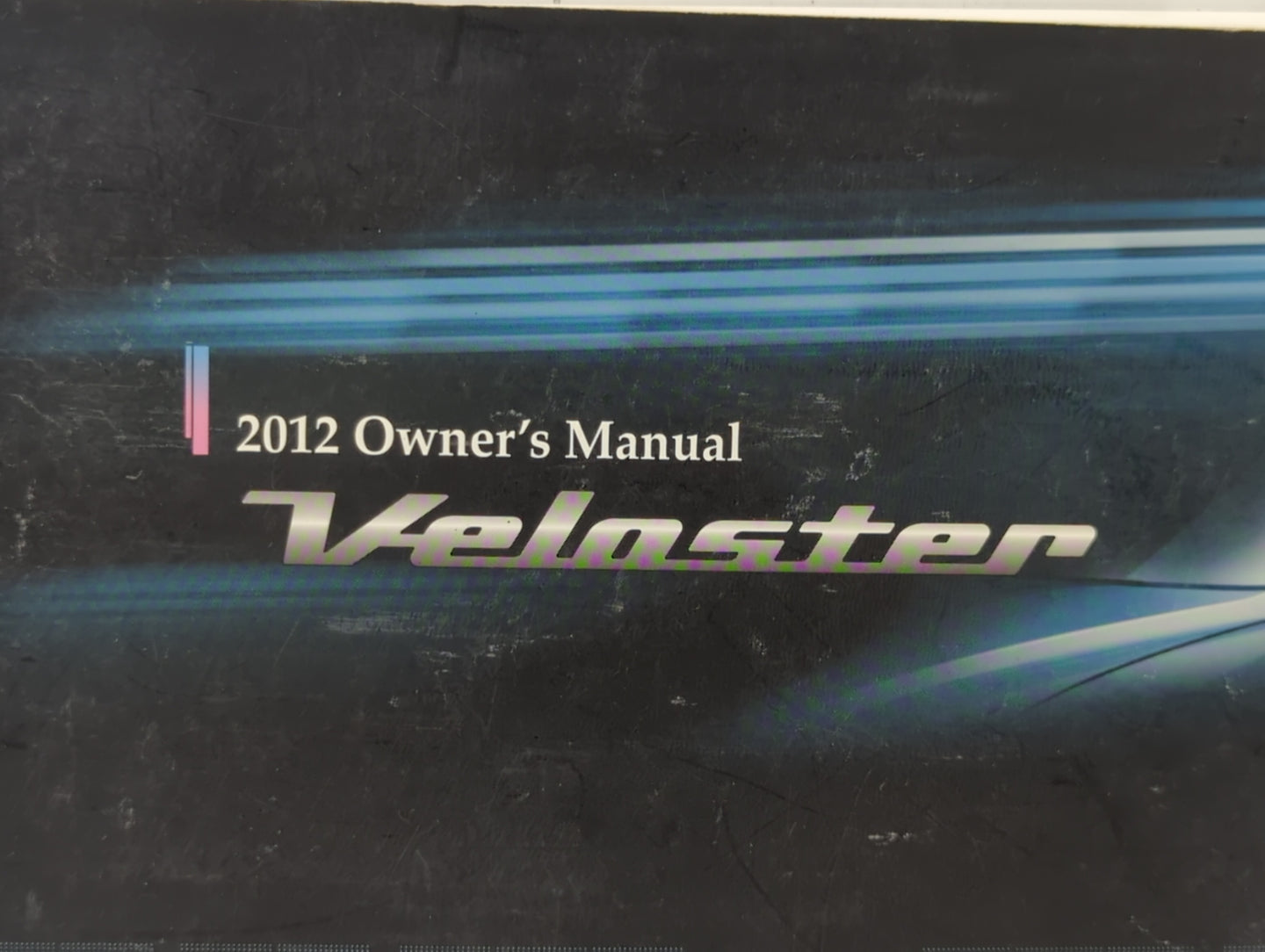 2012 Hyundai Veloster Owners Manual Book Guide OEM Used Auto Parts - Oemusedautoparts1.com