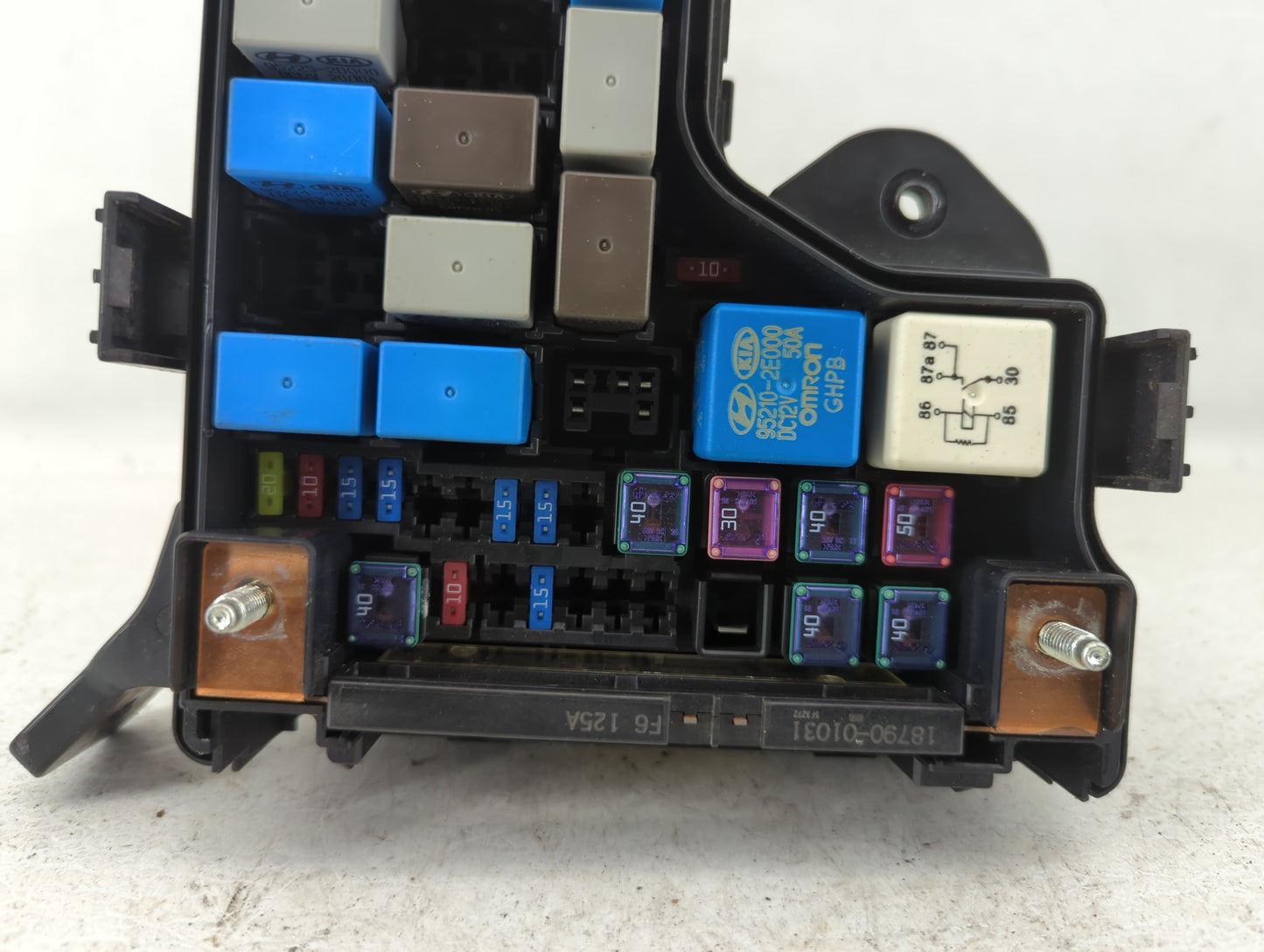 2012-2014 Hyundai Veloster Fusebox Fuse Box Panel Relay Module P/N:X102 912362V610 Fits Fits 2012 2013 2014 OEM Used Auto Pa