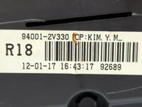2012-2015 Hyundai Veloster Instrument Cluster Speedometer Gauges P/N:94001-2V330 Fits Fits 2012 2013 2014 2015 OEM Used Auto