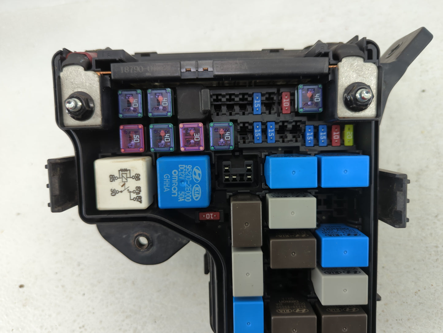 2012-2014 Hyundai Veloster Fusebox Fuse Box Panel Relay Module P/N:91236 2V610 Fits Fits 2012 2013 2014 OEM Used Auto Parts 