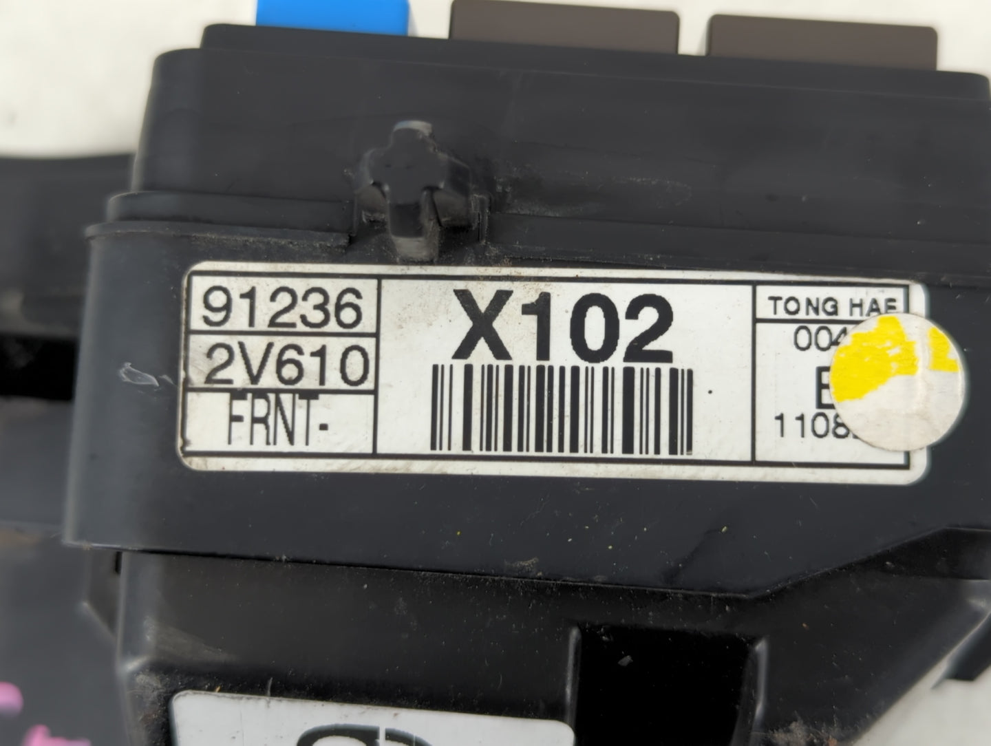 2012-2014 Hyundai Veloster Fusebox Fuse Box Panel Relay Module P/N:91236 2V610 Fits Fits 2012 2013 2014 OEM Used Auto Parts 