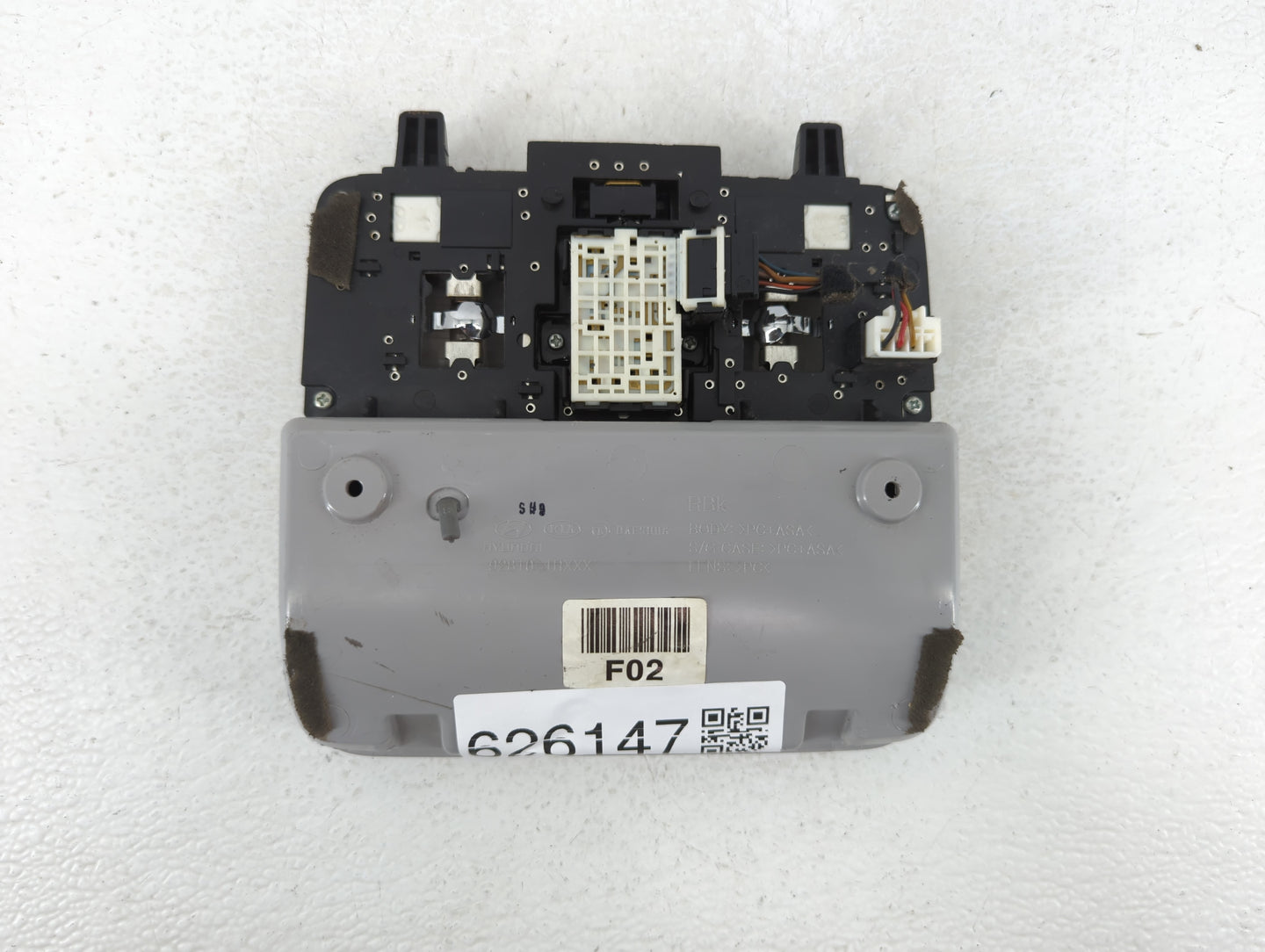2012 Hyundai Veloster Overhead Roof Console - Oemusedautoparts1.com
