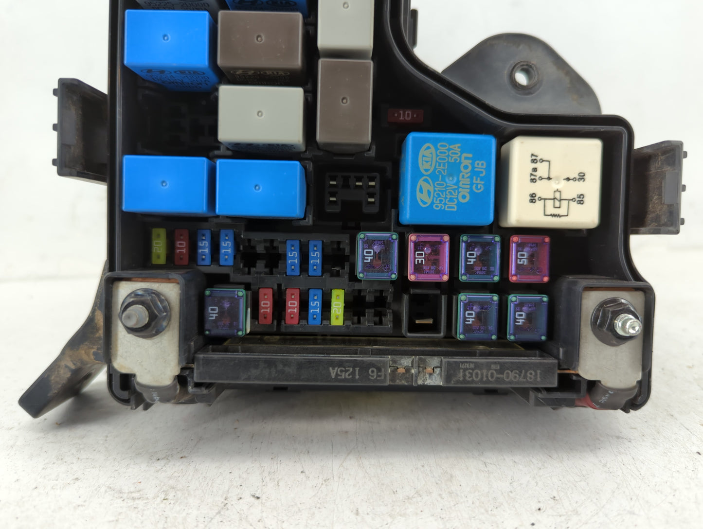 2012-2014 Hyundai Veloster Fusebox Fuse Box Panel Relay Module P/N:91236-2V010 Fits Fits 2012 2013 2014 OEM Used Auto Parts 