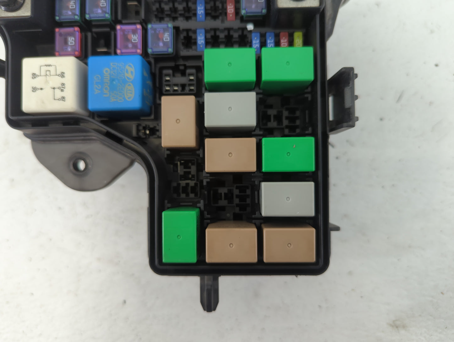 2012-2014 Hyundai Veloster Fusebox Fuse Box Panel Relay Module P/N:N91207-2V372 91207 2V372 Fits Fits 2012 2013 2014 OEM Use