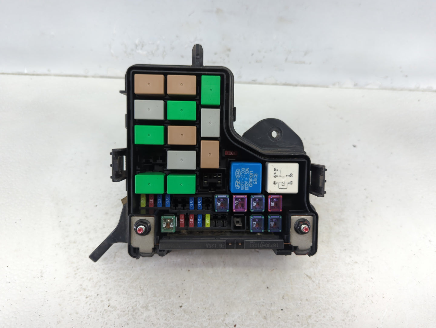 2012-2014 Hyundai Veloster Fusebox Fuse Box Panel Relay Module P/N:91236 2V651 Fits Fits 2012 2013 2014 OEM Used Auto Parts 