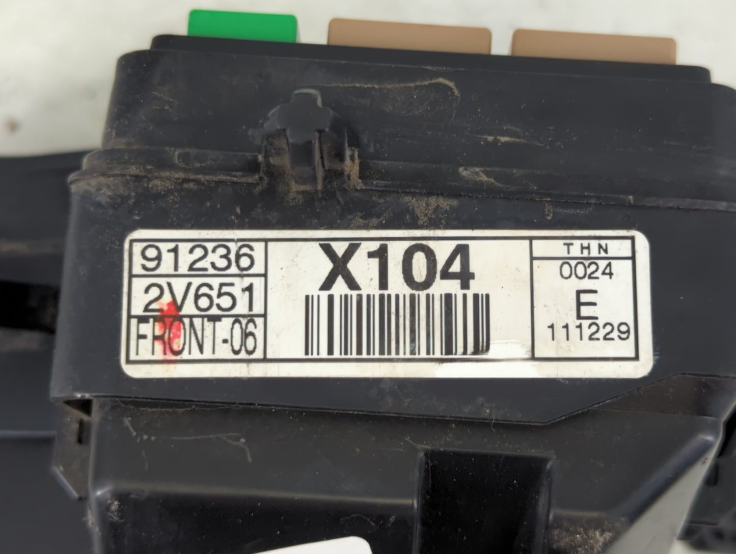 2012-2014 Hyundai Veloster Fusebox Fuse Box Panel Relay Module P/N:91236 2V651 Fits Fits 2012 2013 2014 OEM Used Auto Parts 